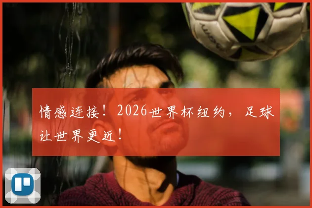 情感连接！2026世界杯纽约，足球让世界更近！